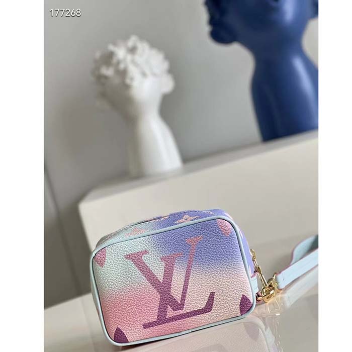 Louis Vuitton LV Women Wapity Case Sunrise Pastel Monogram Coated Canvas