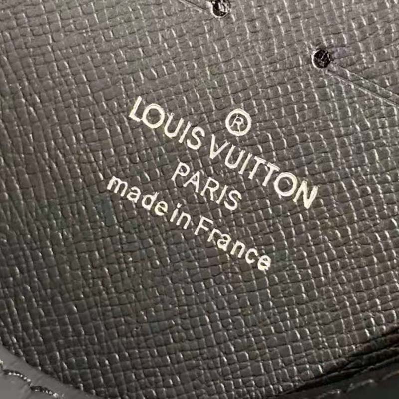 Louis Vuitton LV Unisex Pochette Voyage MM Bag Gray Damier Graphite 3D Coated Canvas