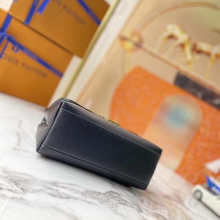 Louis Vuitton LV Women Madeleine BB Handbag Black Monogram Empreinte Grained Cowhide