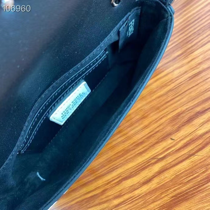 Fendi Women FF Baguette Phone Pouch Two-Tone Leather Fendi Roma Capsule Bag