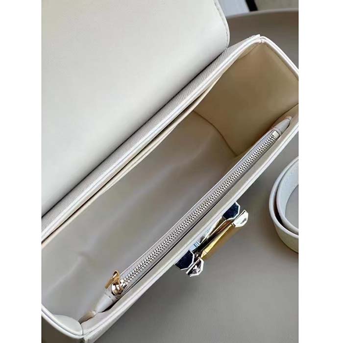 Louis Vuitton LV Women Twist MM Quartz Epi Grained Leather Cowhide Lock