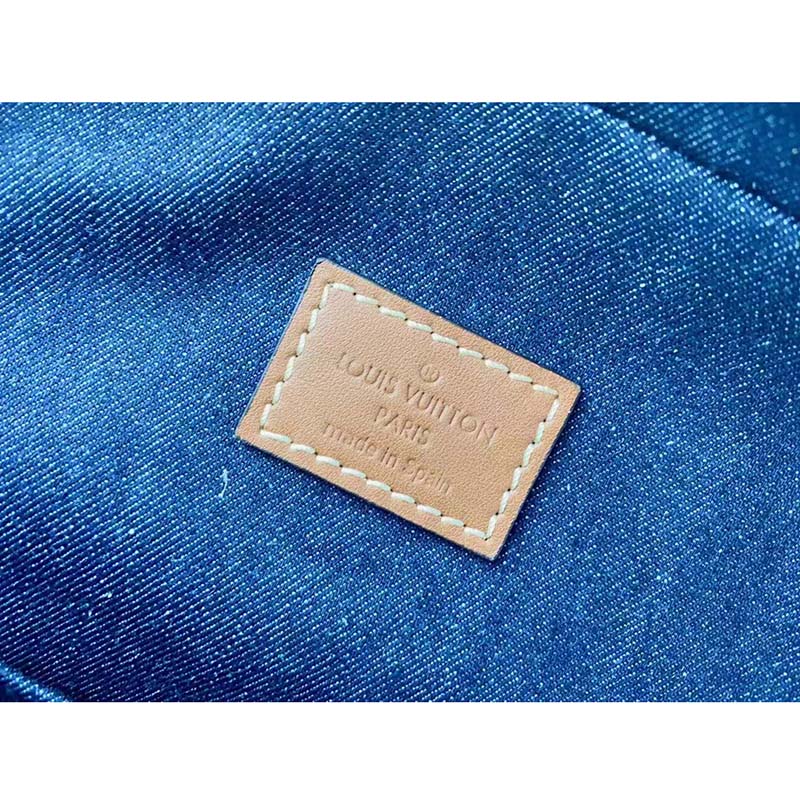 Louis Vuitton LV Unisex Avenue Sling Bag Dark Green Monogram Coated Canvas Cowhide