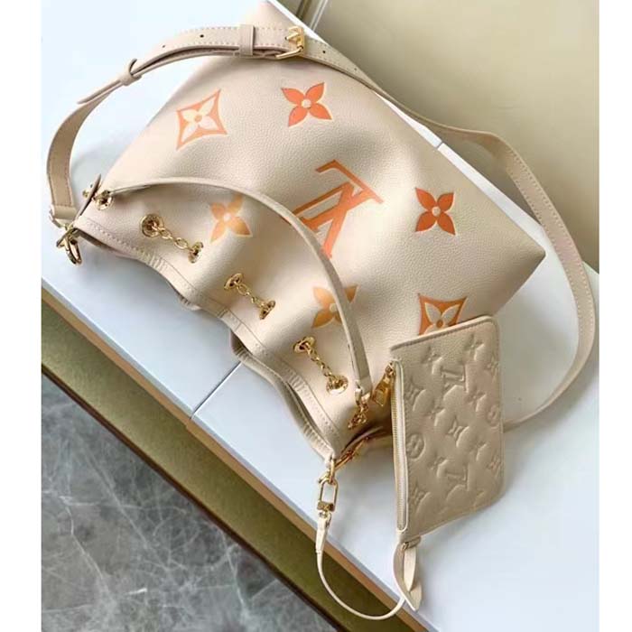 Louis Vuitton LV Women Summer Bundle Dégradé Neutral Embossed Supple Cowhide Leather