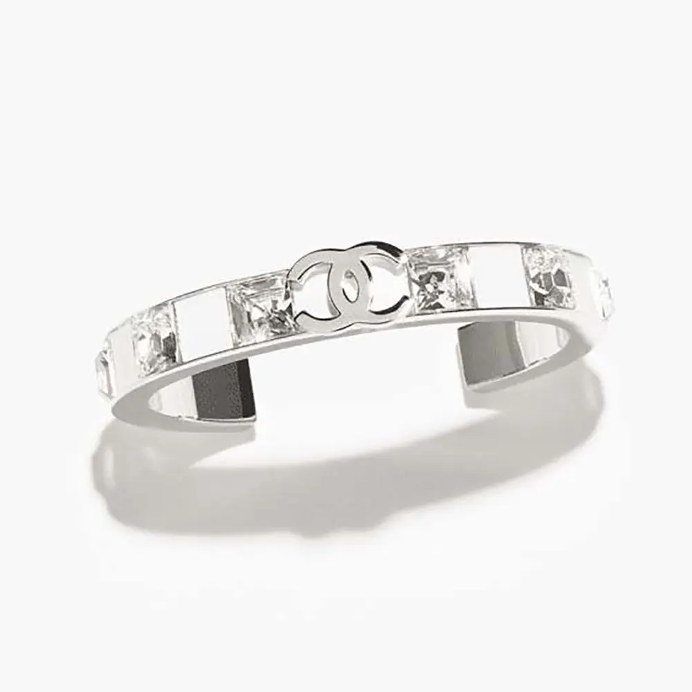 Chanel Women Cuff Metal Resin Strass ABE820B19204