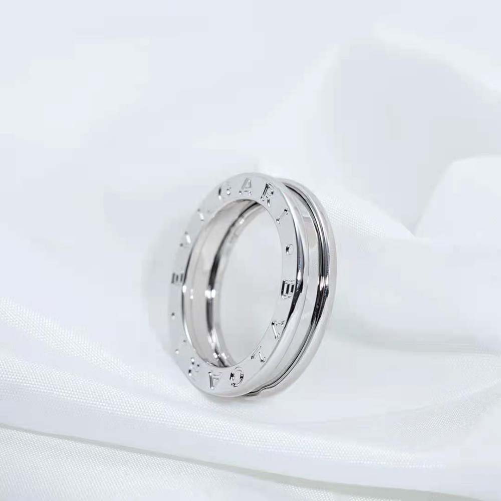 Bvlgari Women B.Zero1 One-Band Ring in 18 KT White Gold