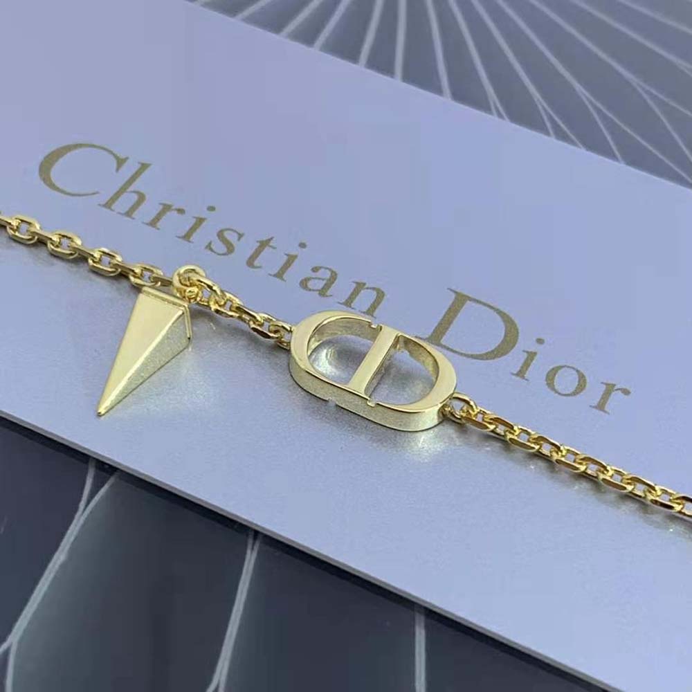 Dior Women Petit CD Bracelet Gold-Finish Metal