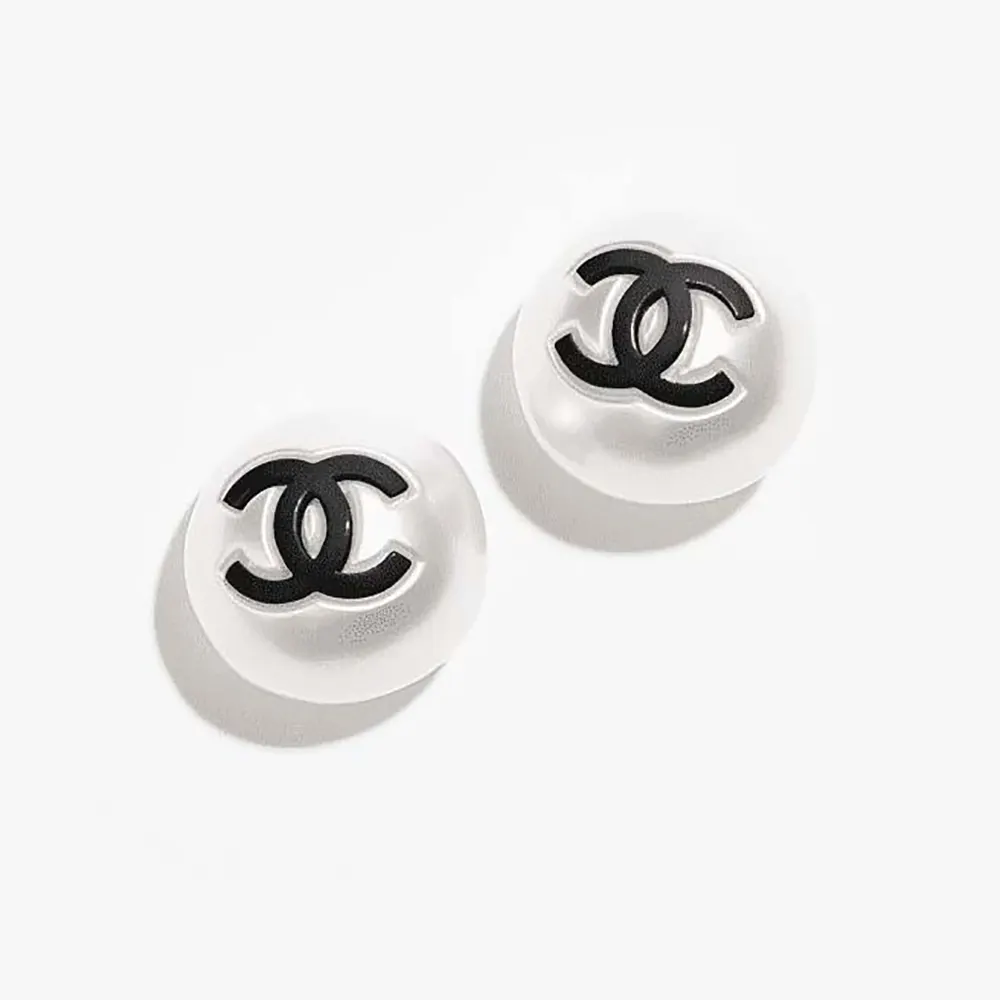 Chanel Women Stud Earrings Metal Resin ABF364B19975