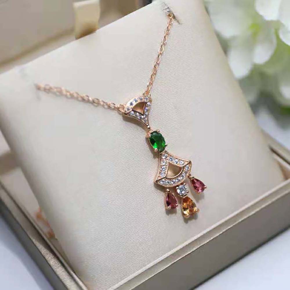 Bvlgari Women Divas Dream Necklace 18 KT Rose Gold