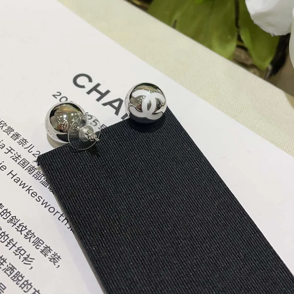 Chanel Women Stud Earrings Metal Resin ABE810B19198