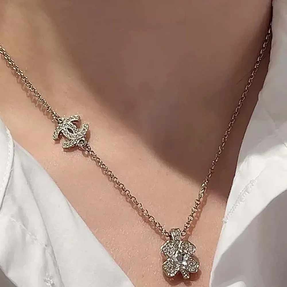 Chanel Women Choker Metal Resin Glass Pearls Strass ABF304B19854