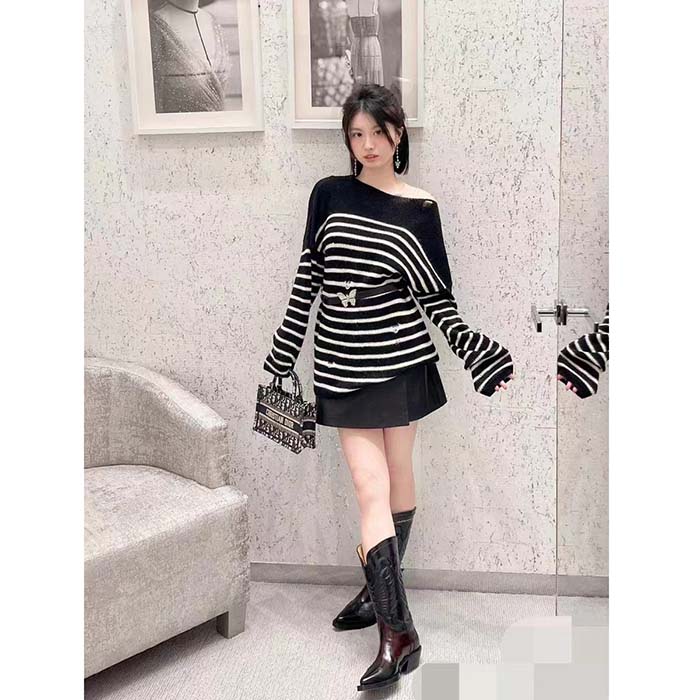 Dior Unisex CD Dior Métamorphose Belt Black Ultrasmooth Calfskin 20 MM Width