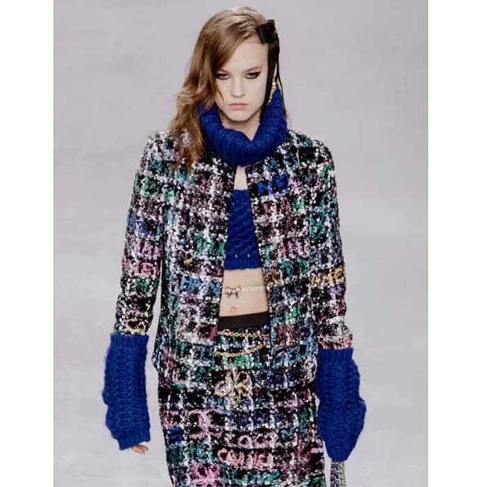 Chanel Women CC Chain Belt Metal Gold Tone Ruthenium