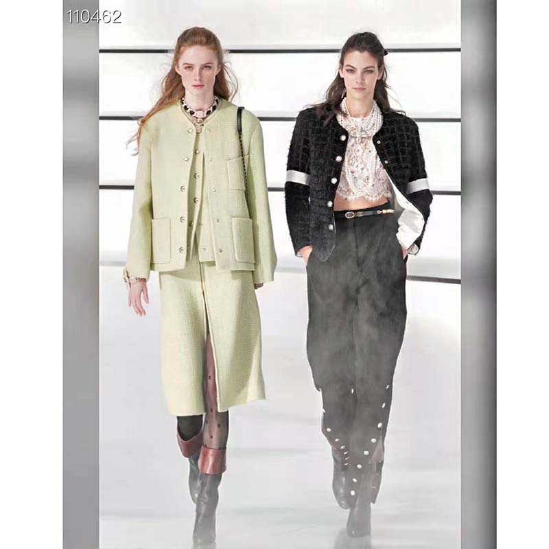 Chanel Women Gold-Tone Glass Pearls Gold & Crystal Belt