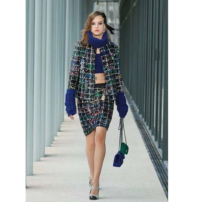 Chanel Women CC Chain Belt Metal Gold Tone Ruthenium