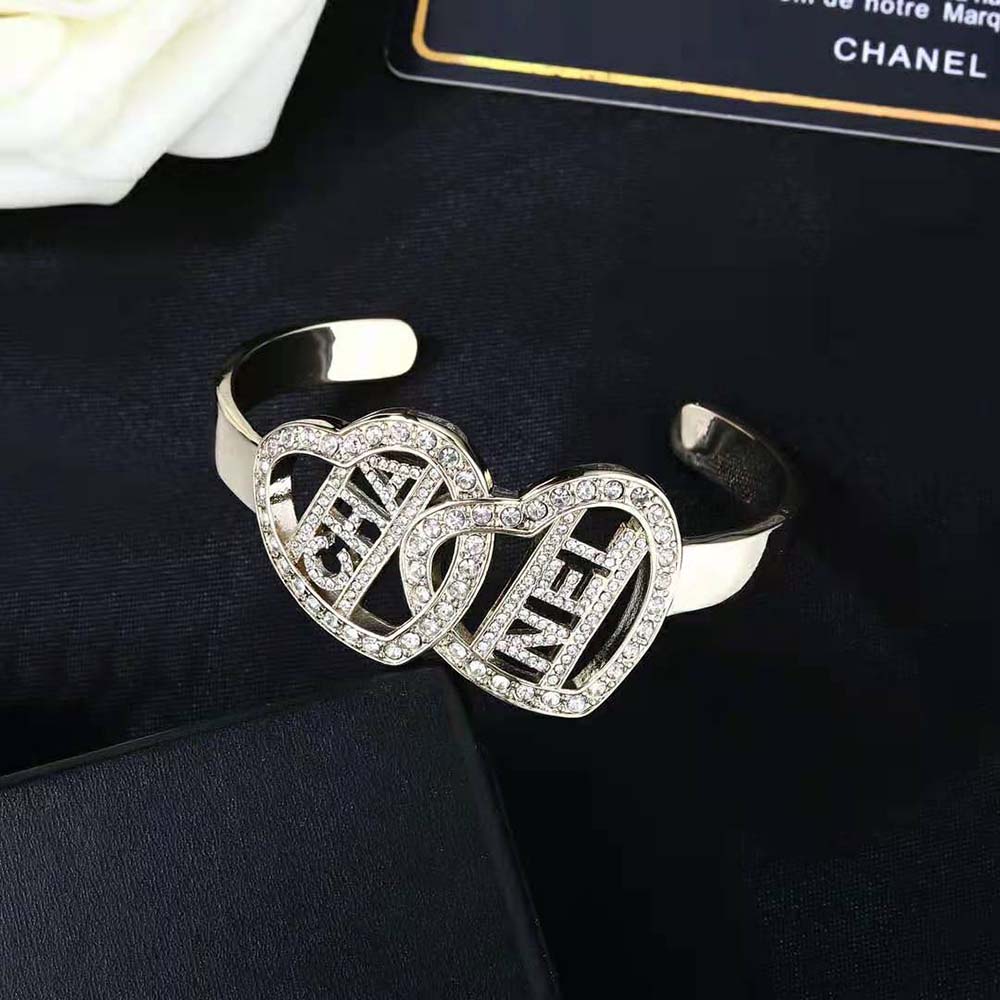 Chanel Women Cuff in Metal and Strass