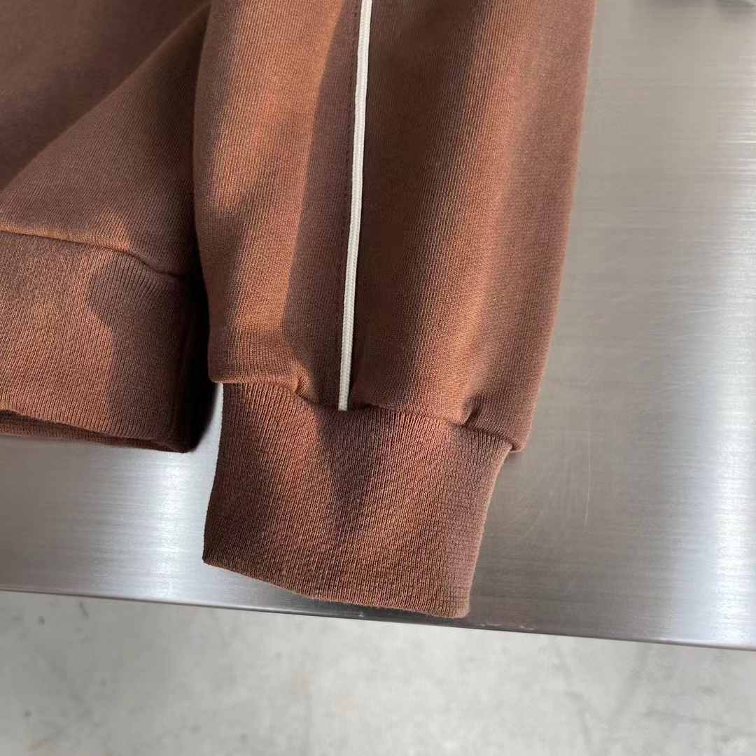 Gucci GG Men Cotton Jersey Sweatshirt GG Canvas Yoke Crewneck Dropped Shoulder Batwing Sleeves