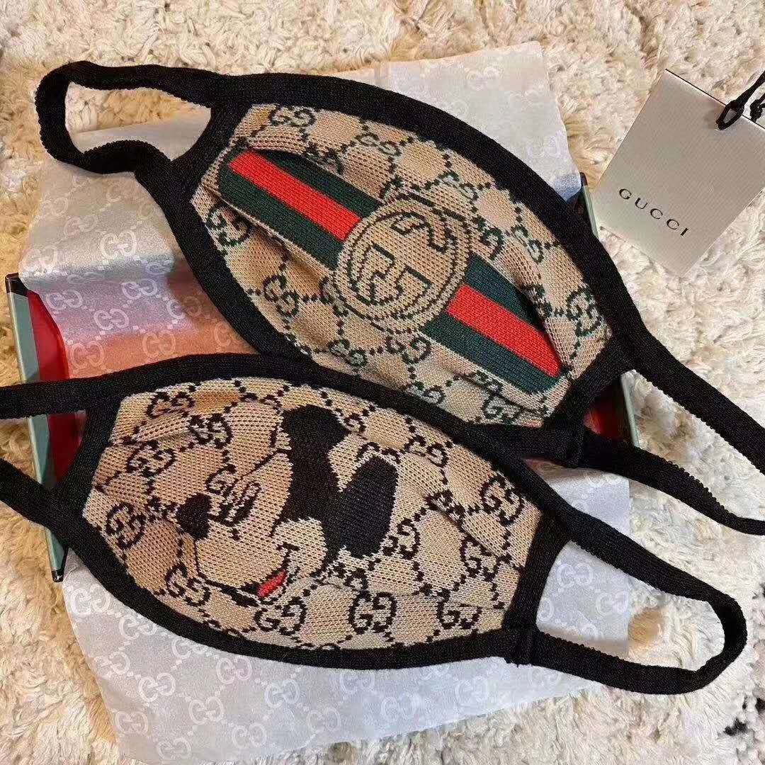 Gucci GG Unisex Disney x Gucci Facial Mask Double G Supreme Canvas