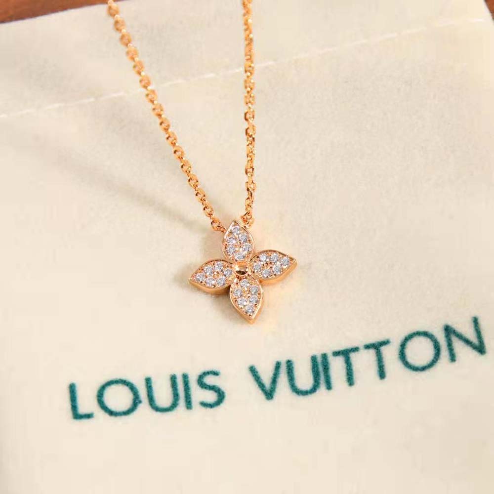 Louis Vuitton Women Idylle Blossom Pendant Pink Gold and Diamonds