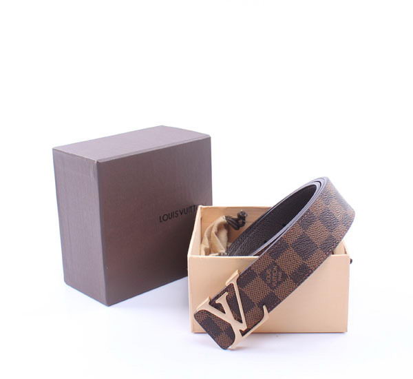 Louis Vuitton LV Unisex LV Initiales 40MM Belt Brown