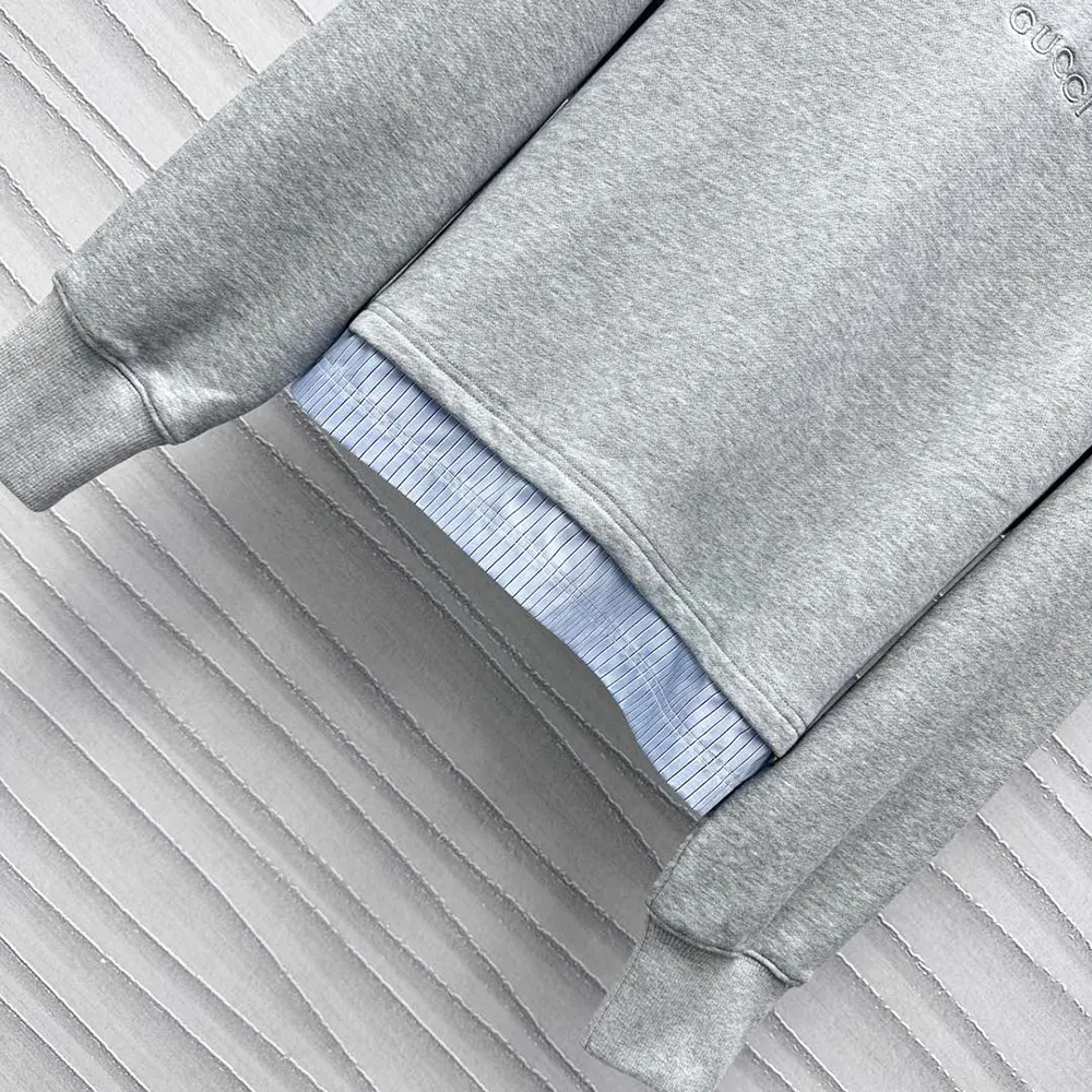 Gucci Women Cotton Jersey Sweatshirt with Embroidery 837933