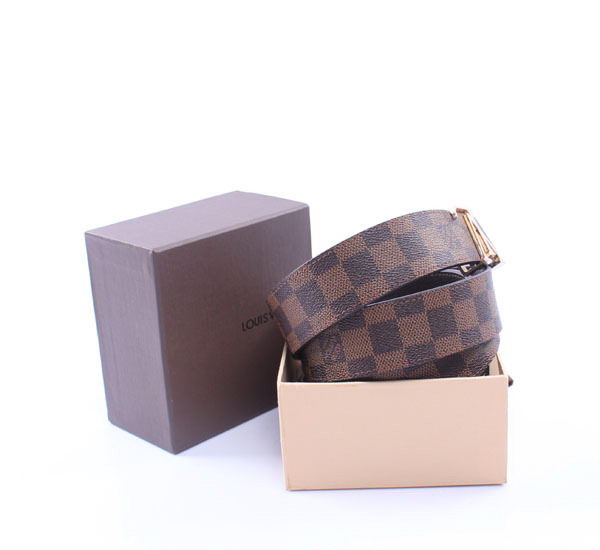 Louis Vuitton LV Unisex LV Initiales 40MM Belt Brown