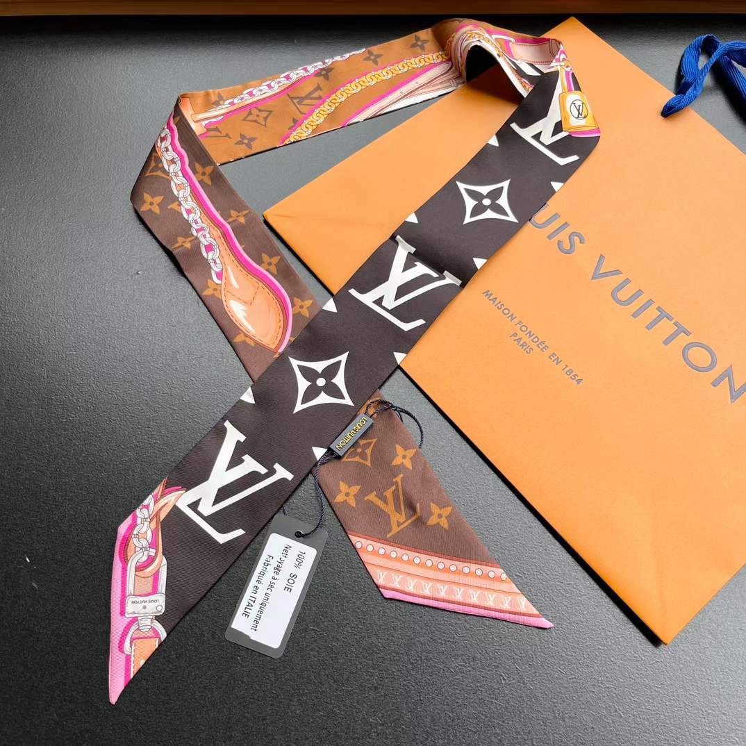 Louis Vuitton Women LV Ultimate Monogram BB Bandeau Black Allover Monogram Silk Inkjet M76676