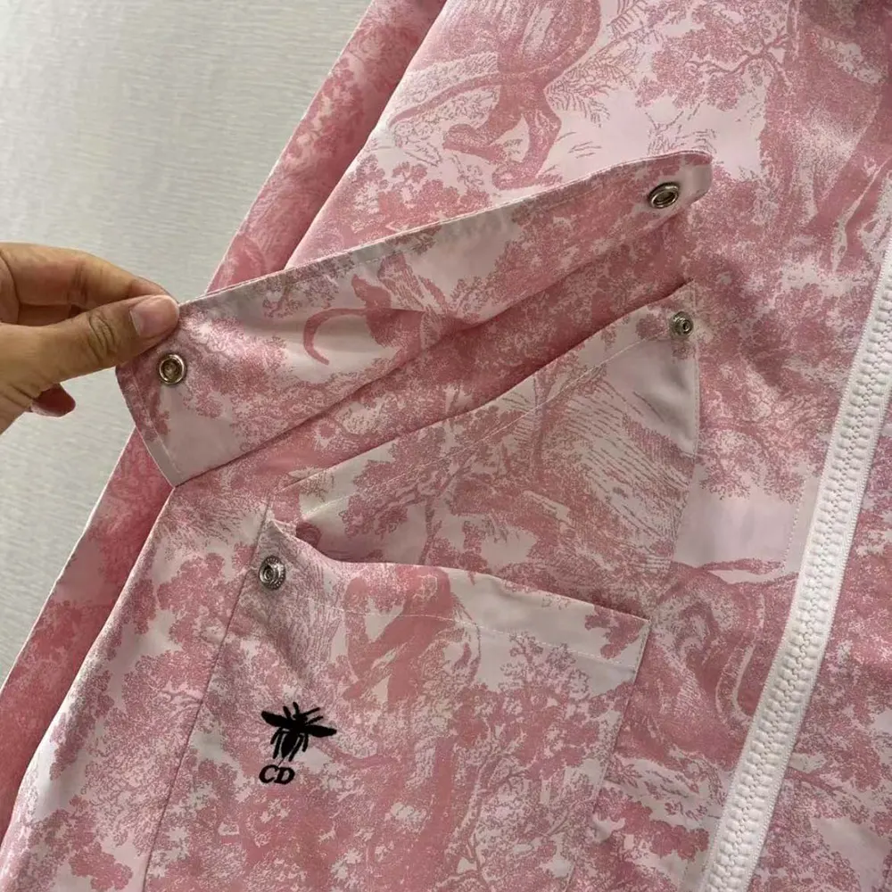 Dior Women Dioriviera Jacket White Jacquard Technical Taffeta 547C85A2826