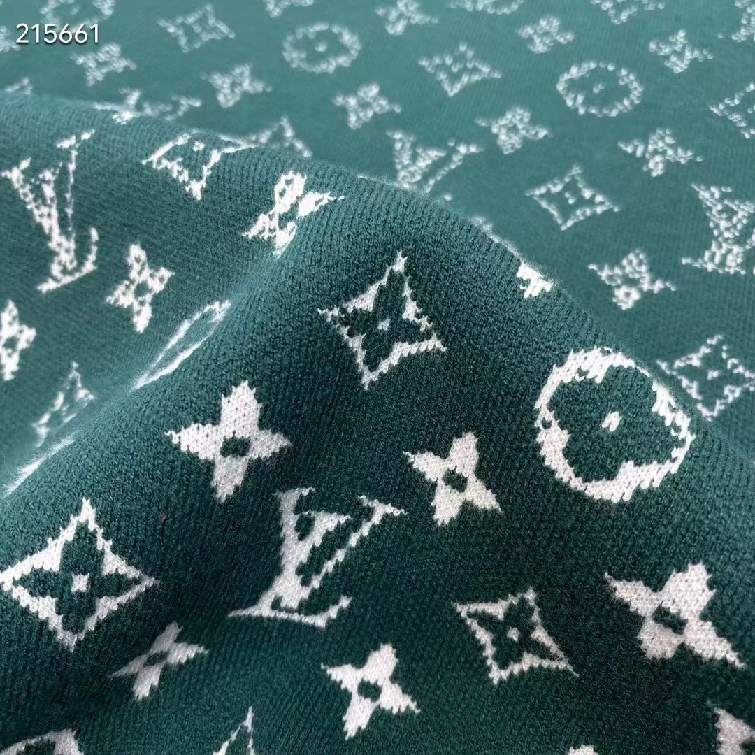 Louis Vuitton Women Monogram Gradient Cotton Crewneck Regular Fit Allover Monogram Gradient Motif