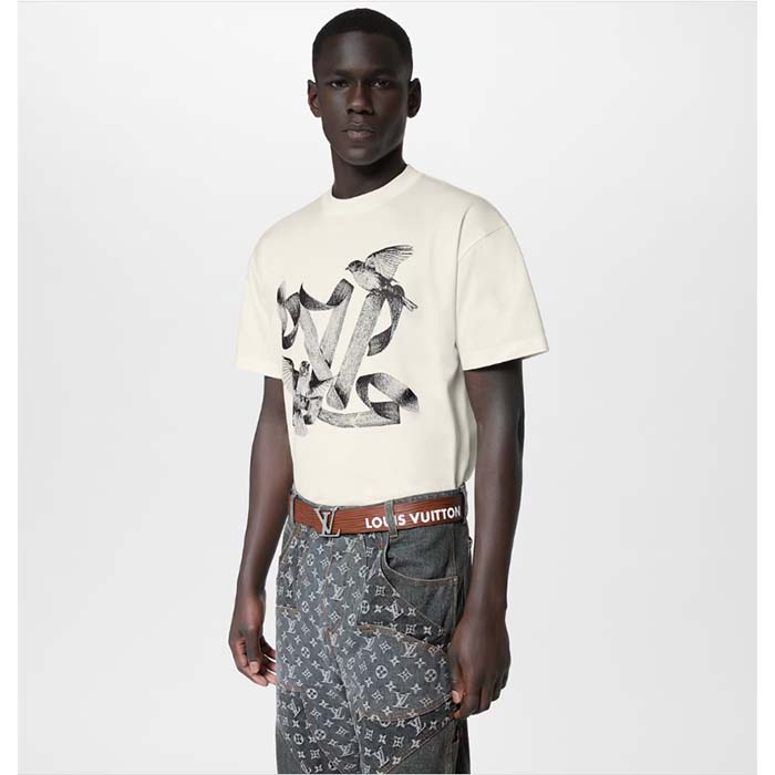 Louis Vuitton Unisex LV Initials 40 MM Reversible Belt Tan Brown Epi XL Cowhide Leather