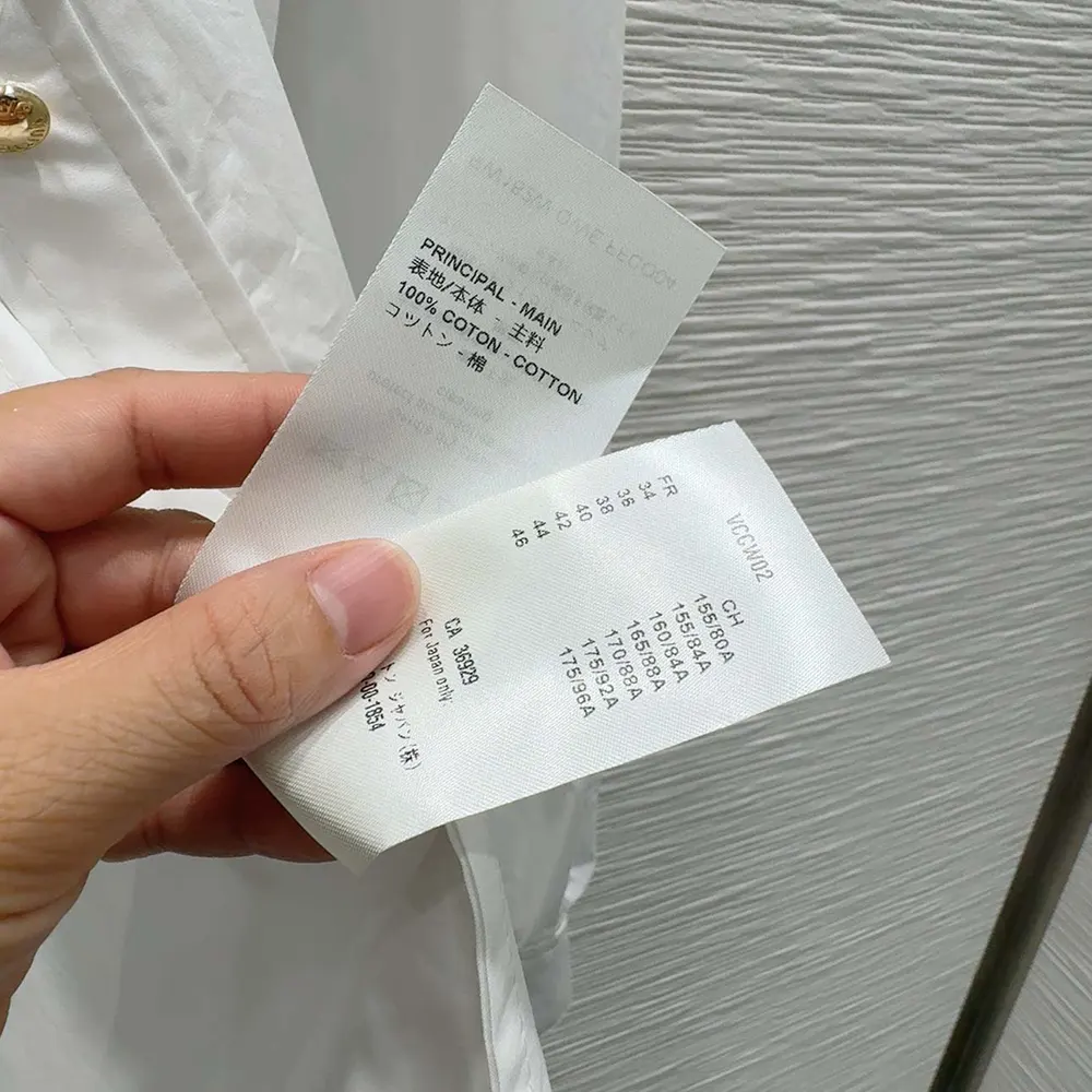 Louis Vuitton Women Ruffle Neck Shirt-White 1AIQOH