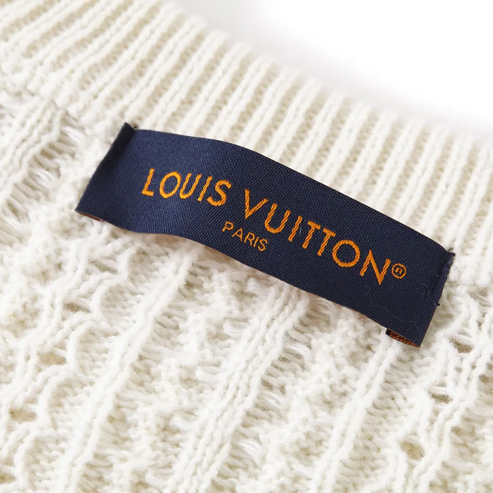 Louis Vuitton Women Long-Sleeved Cable-Knit Crewneck 1AHVOG