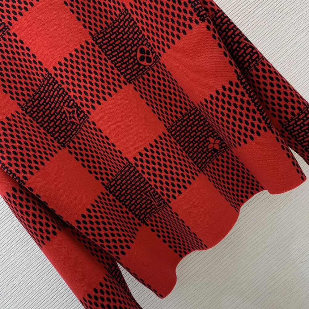Louis Vuitton Women Damier Wool Crewneck 1AFXKG