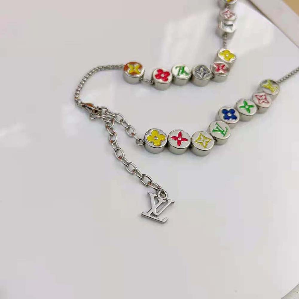 Louis Vuitton Unisex Monogram Colours Necklace