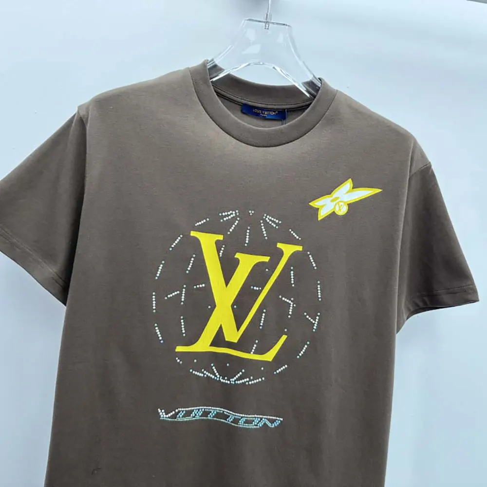 Louis Vuitton Women Washed Embellished Cotton T-Shirt 1AHCL3