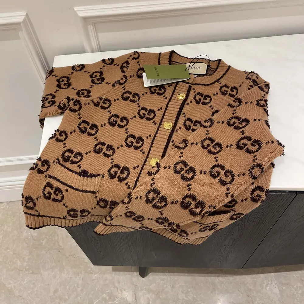 Gucci Women GG Wool Boucle Jacquard Cardigan 713300XKCNA2668