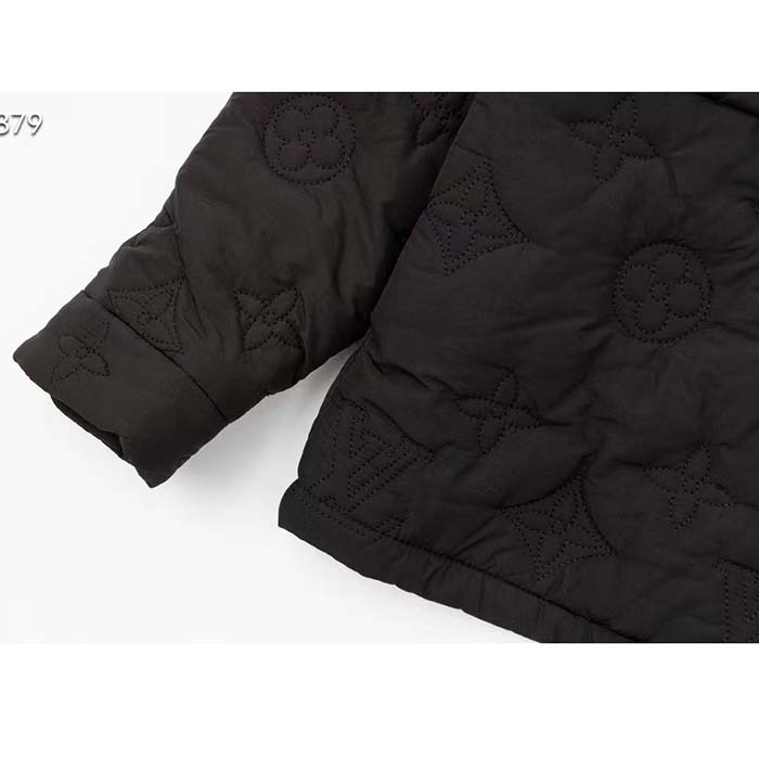 Louis Vuitton Women LV Monogram Padded Light Blouson Polyamide Black Loose Fit