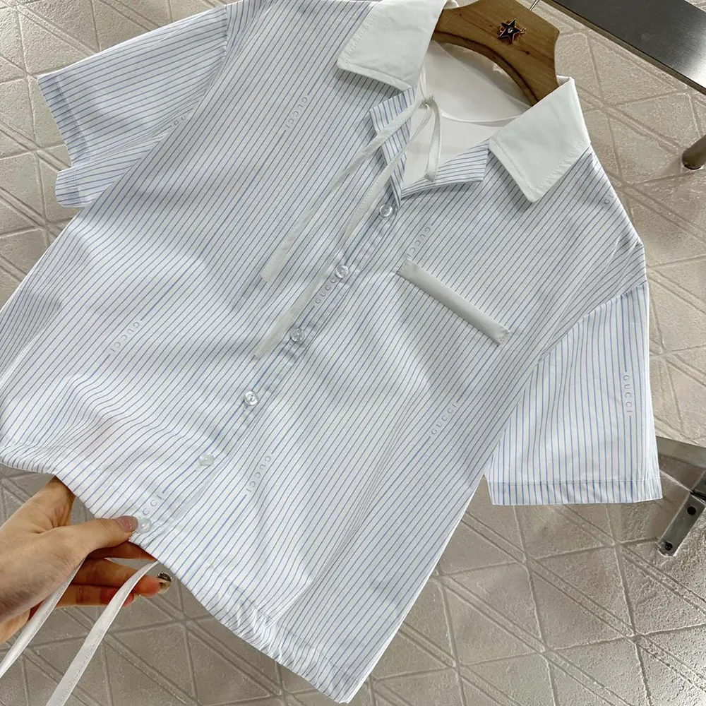 Gucci Women Cotton Fil Coupé Shirt 831862Z7ASD