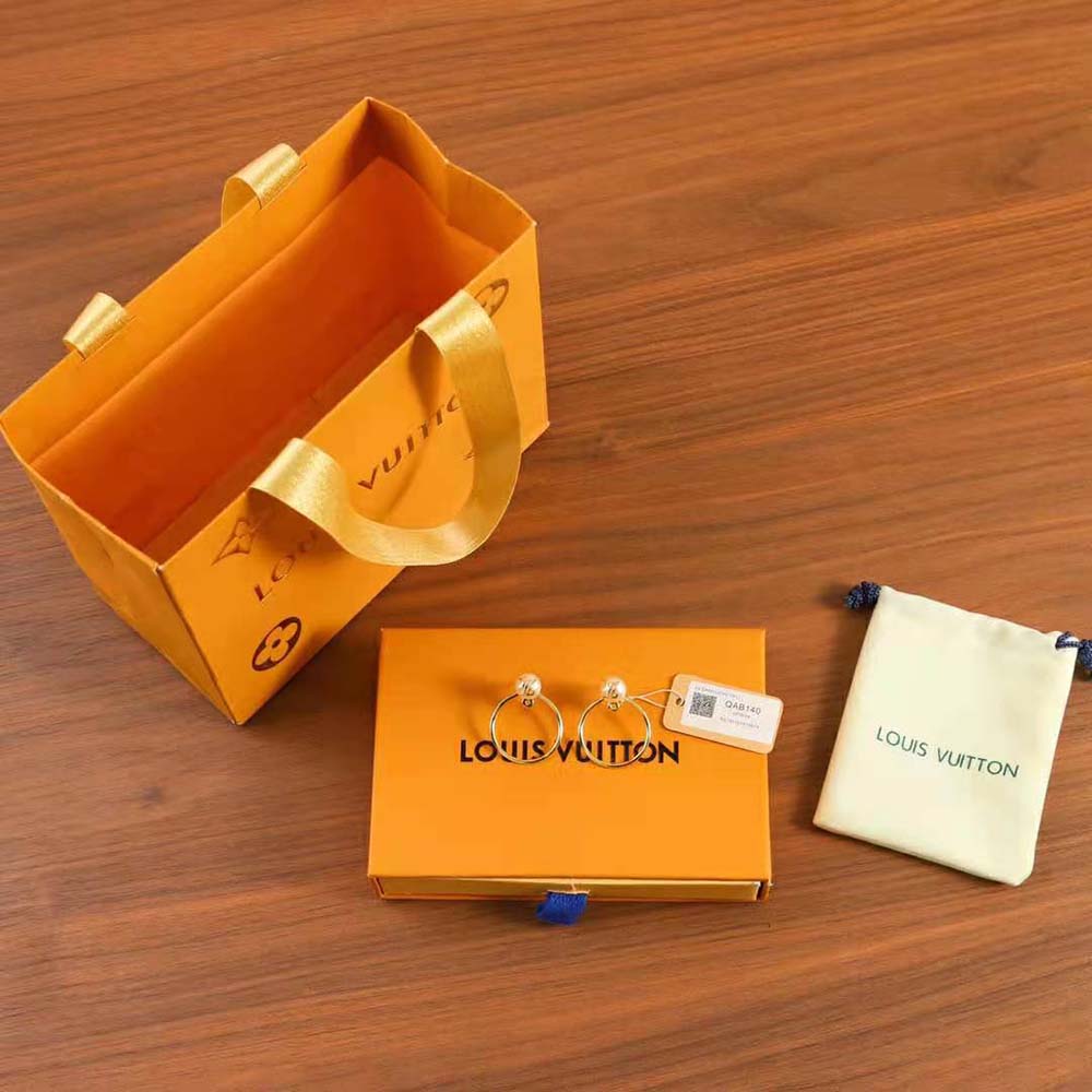 Louis Vuitton Women LV Eclipse Pearls Earrings