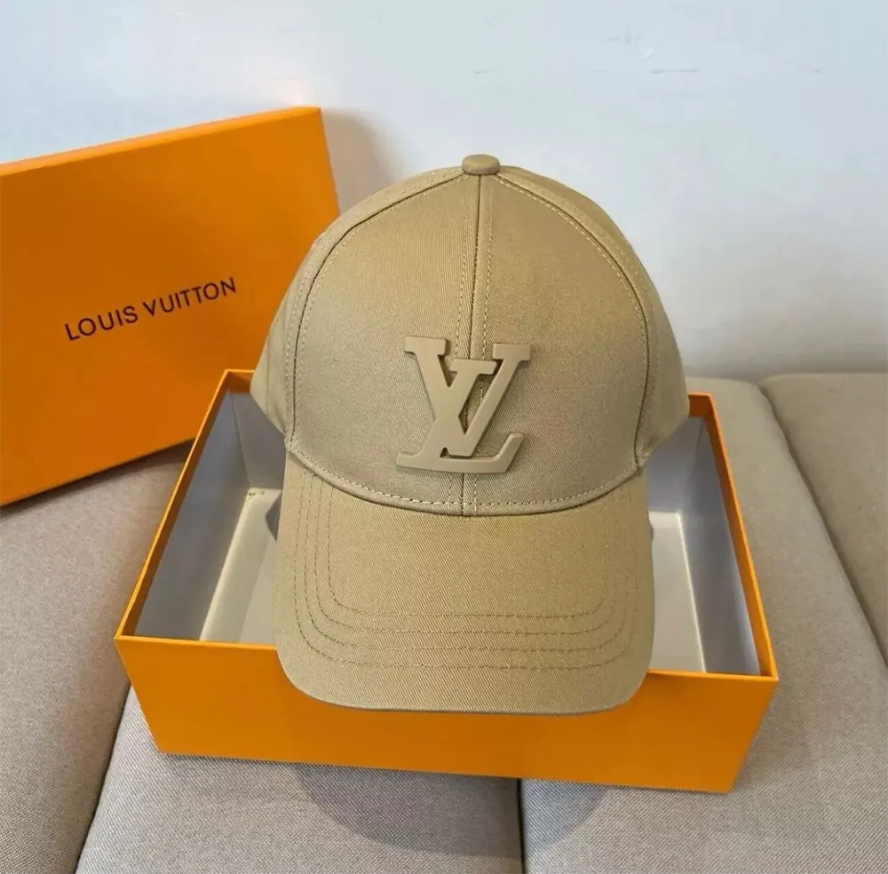 Louis Vuitton Unisex LV Only LV Cap Cotton Embroidered LV Fall Signature