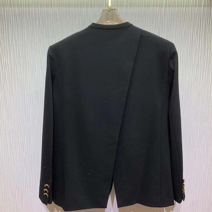Louis Vuitton Women LV Jewel Button Tuxedo Jacket Black