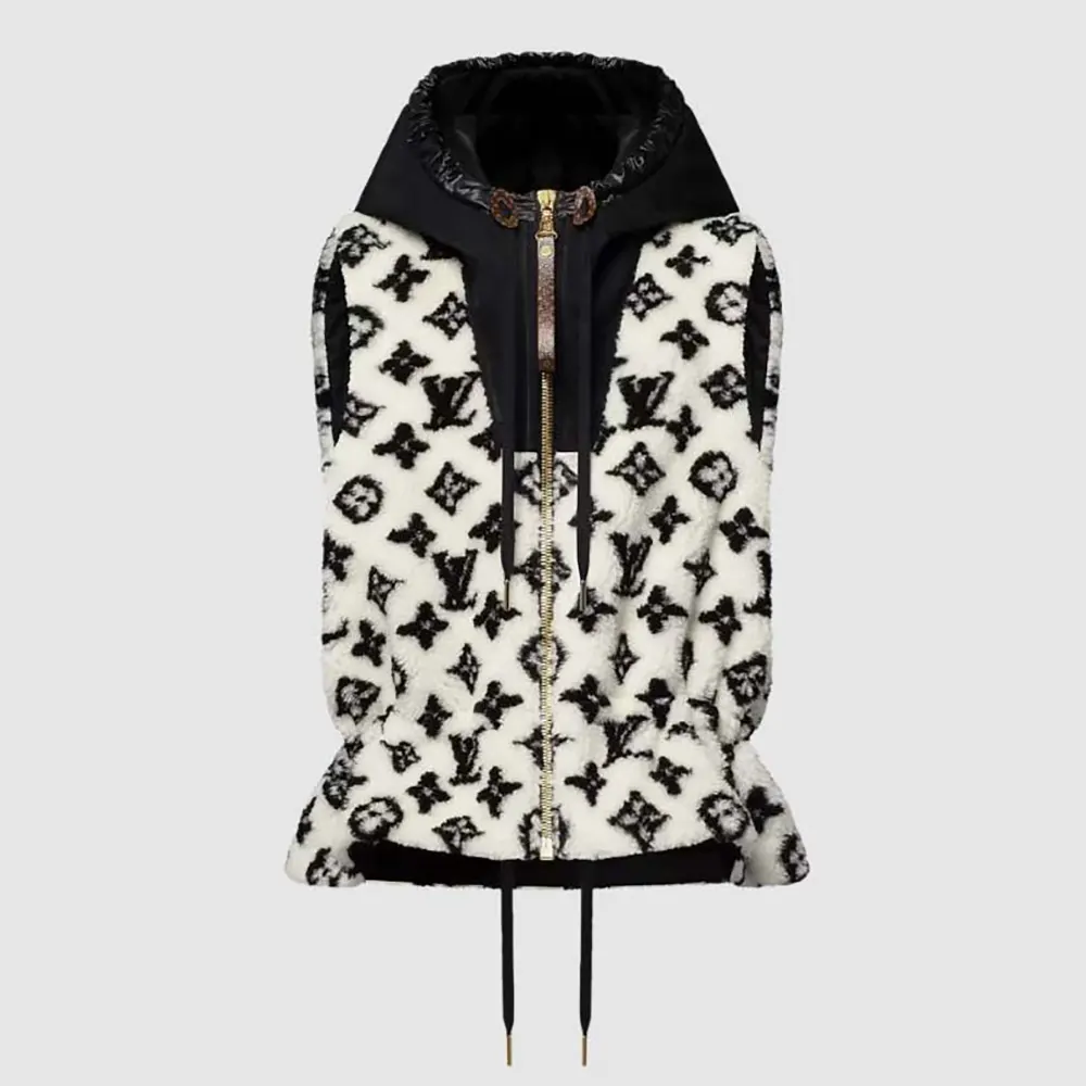 Louis Vuitton Women Monogram Teddy Peplum Gilet 1AGBHY
