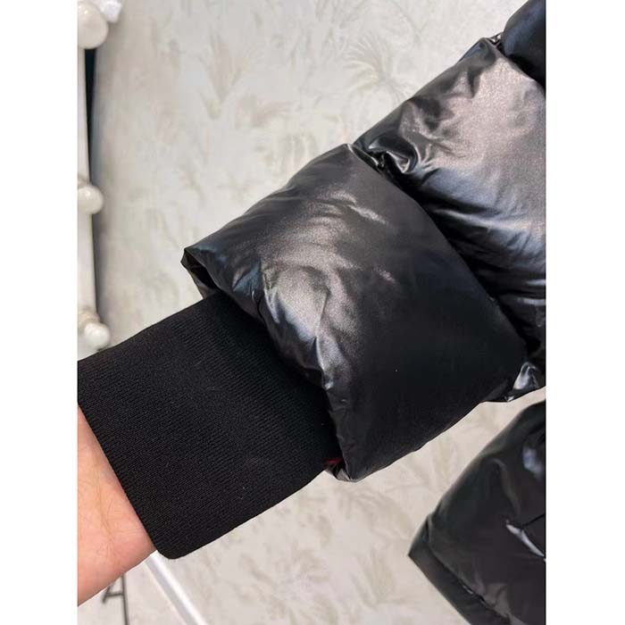 Louis Vuitton Women LV SKI Glossy Nylon Puffer Jacket Polyamide Black