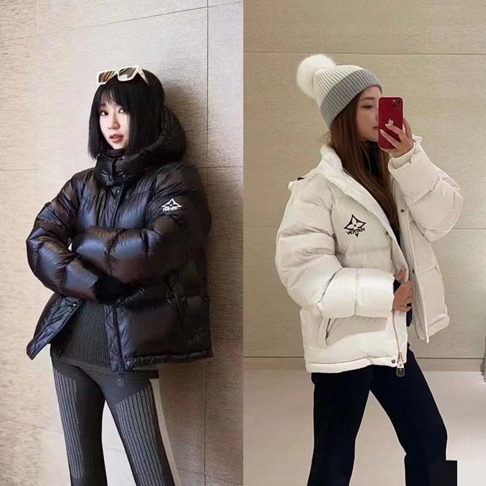 Louis Vuitton Women LV SKI Glossy Nylon Puffer Jacket Polyamide Black