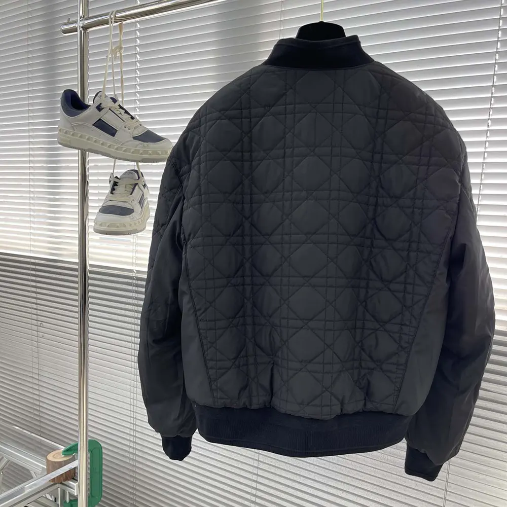 Dior Men Christian Dior Couture Reversible Jacket Black Blended Cotton Twill