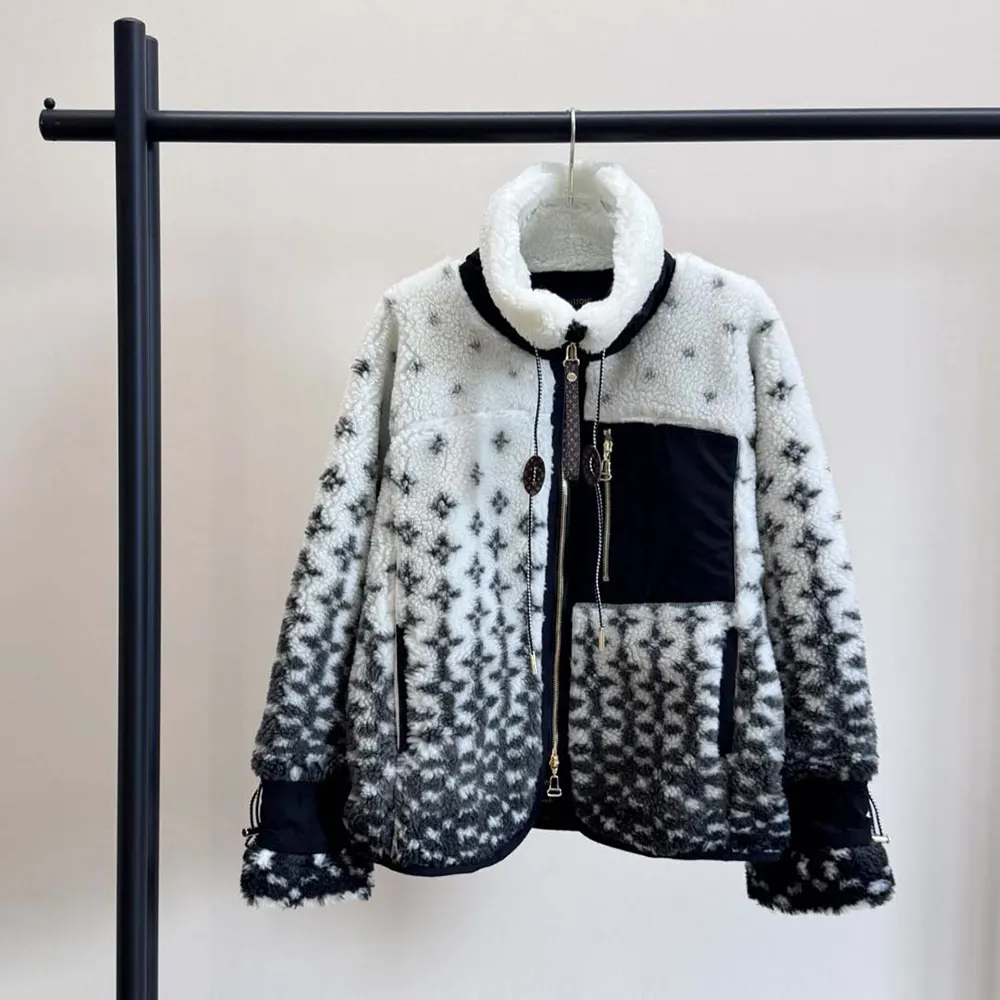 Louis Vuitton Women Ombré Monogram Fleece Jacket 1AGBX9
