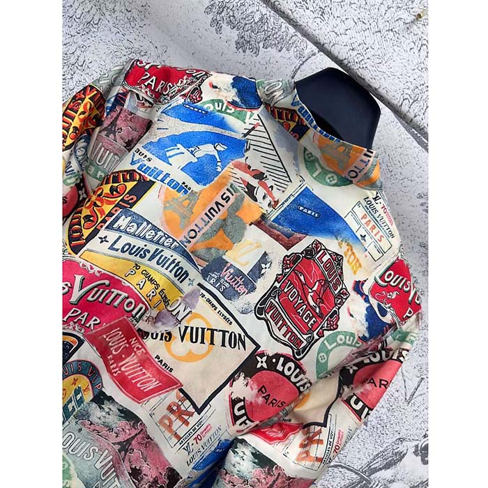 Louis Vuitton LV Women Reversible Elysee Palace Bomber Jacket Brown Double Sided