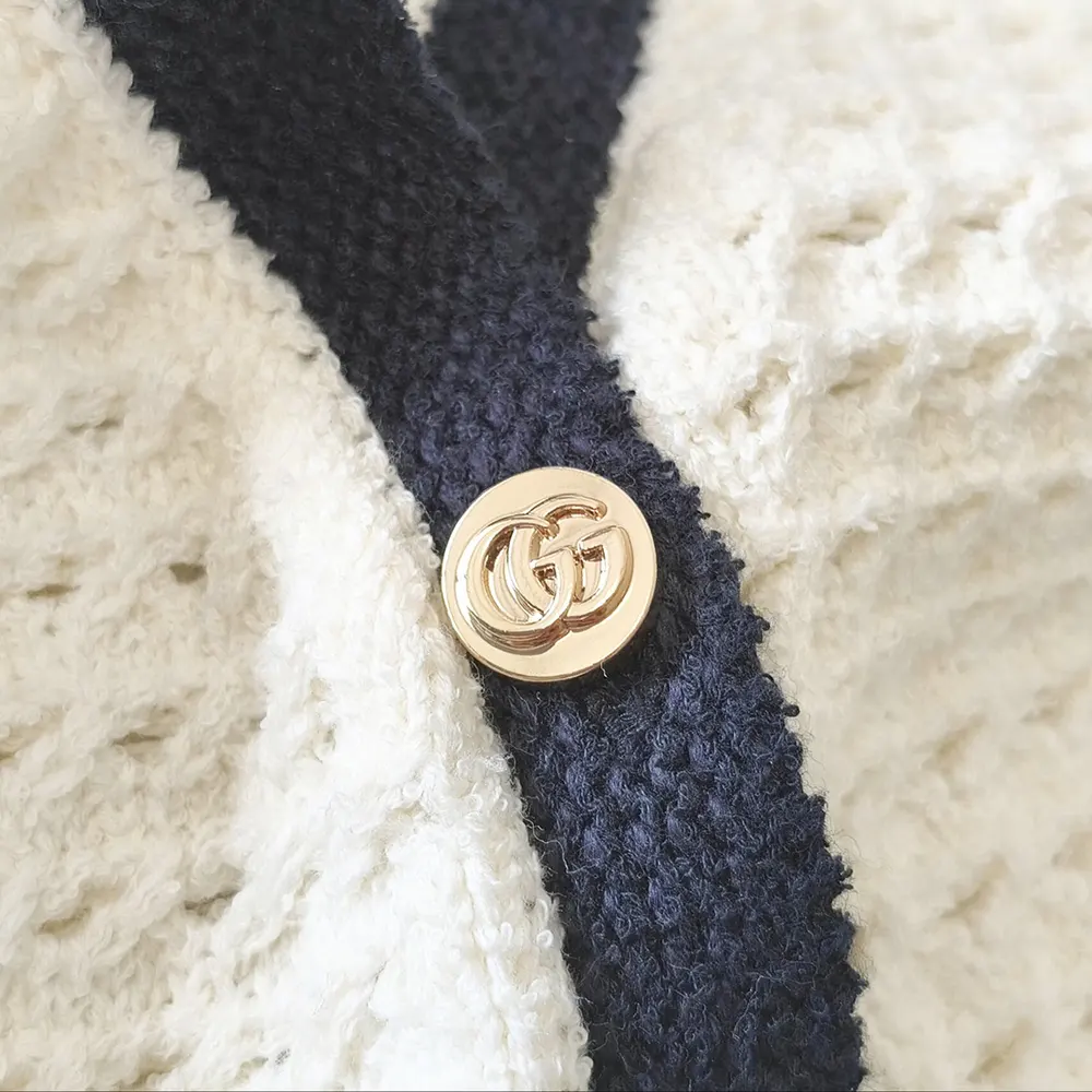 Gucci Women Fine Cotton Crochet Cardigan-White ‎824722XKESV