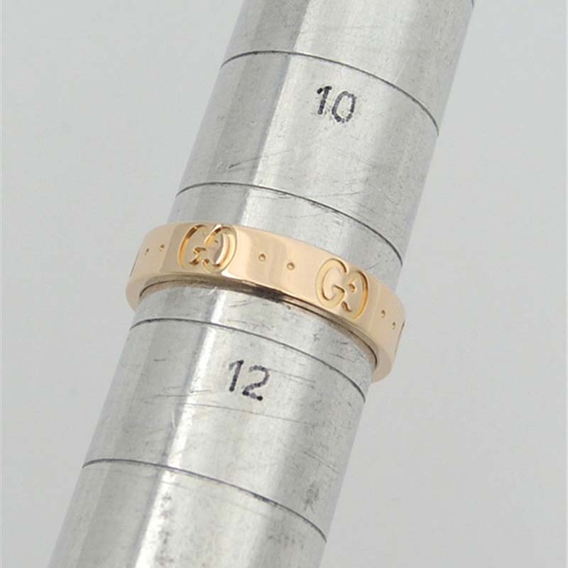 Gucci Women Heart Ring with Gucci Trademark Jewelry Gold