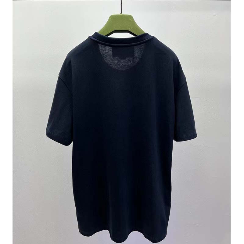 Gucci GG Men Cotton Jersey ‘Gucci Firenze 1921’ T-Shirt Crewneck Oversize Fit