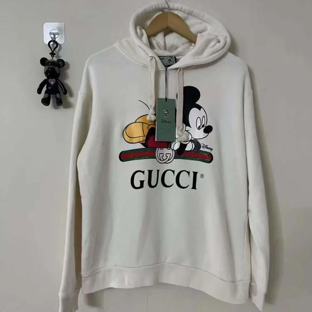 Gucci Women GUCCI x Disney Mickey Logo Printed Hoodie